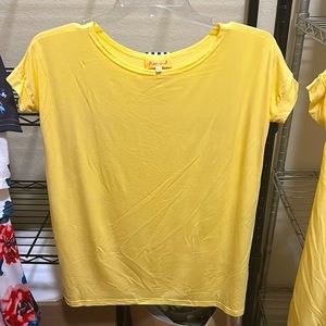 Plain yellow shirt